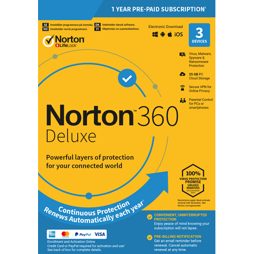 Norton 360 Deluxe with Cloud