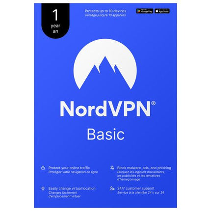 NordVPN Basic 6 Appareils 1 an - AntivirusDepot